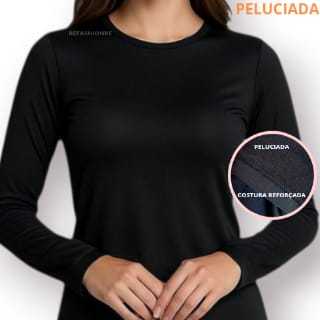 Blusa de Frio Segunda Pele Peluciada Térmica Suplex