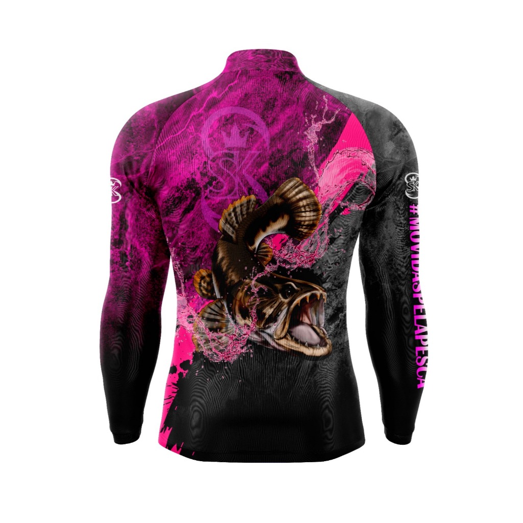 Camisa Camiseta De Pesca Prot Uv50+ Dry Fit Superking Sk-45
