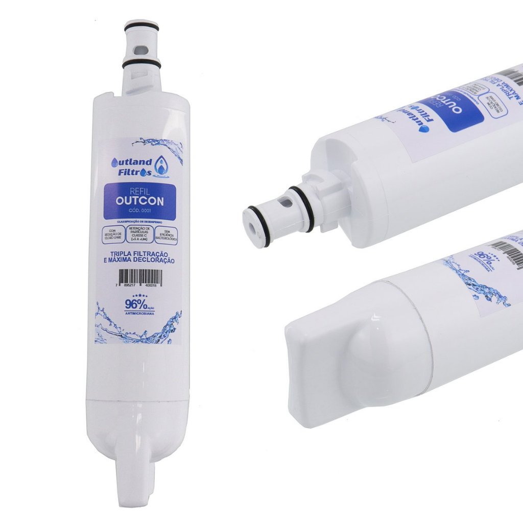 Refil Para Filtro Purificador De Água Consul Facilite Outcon Cor Branco