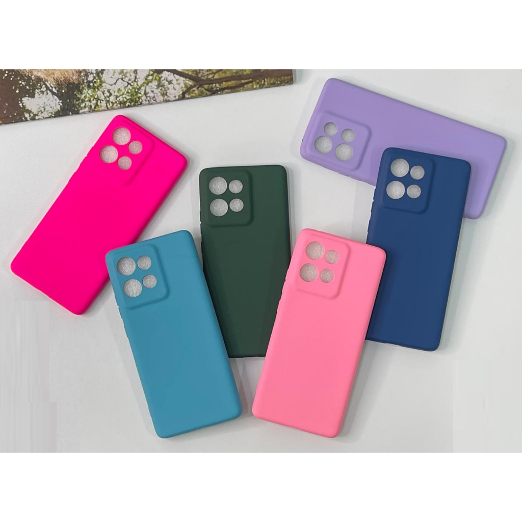 Capa Capinha Para Motorola EDGE 50 Silicone Aveludado Case em Oferta na Shopee
