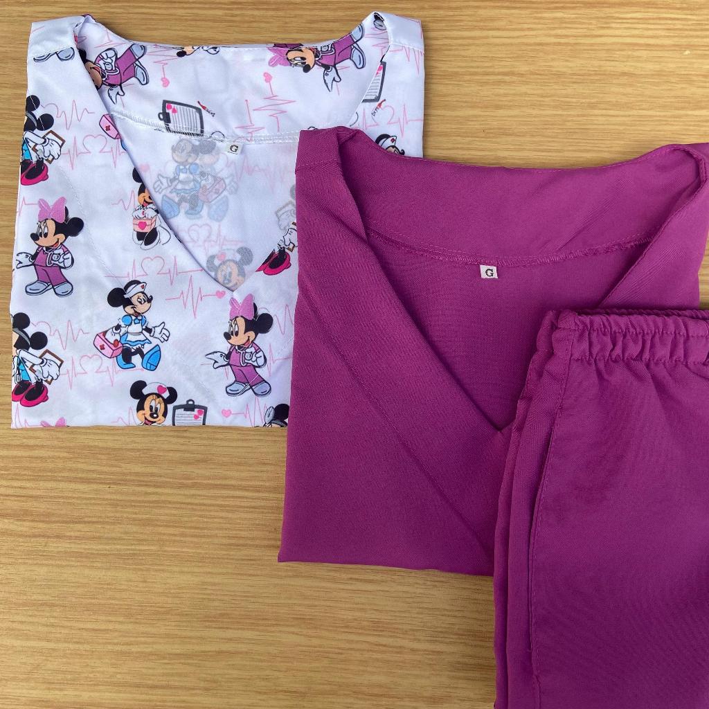 Kit de Scrub com 3 peças Uniforme Profissional.