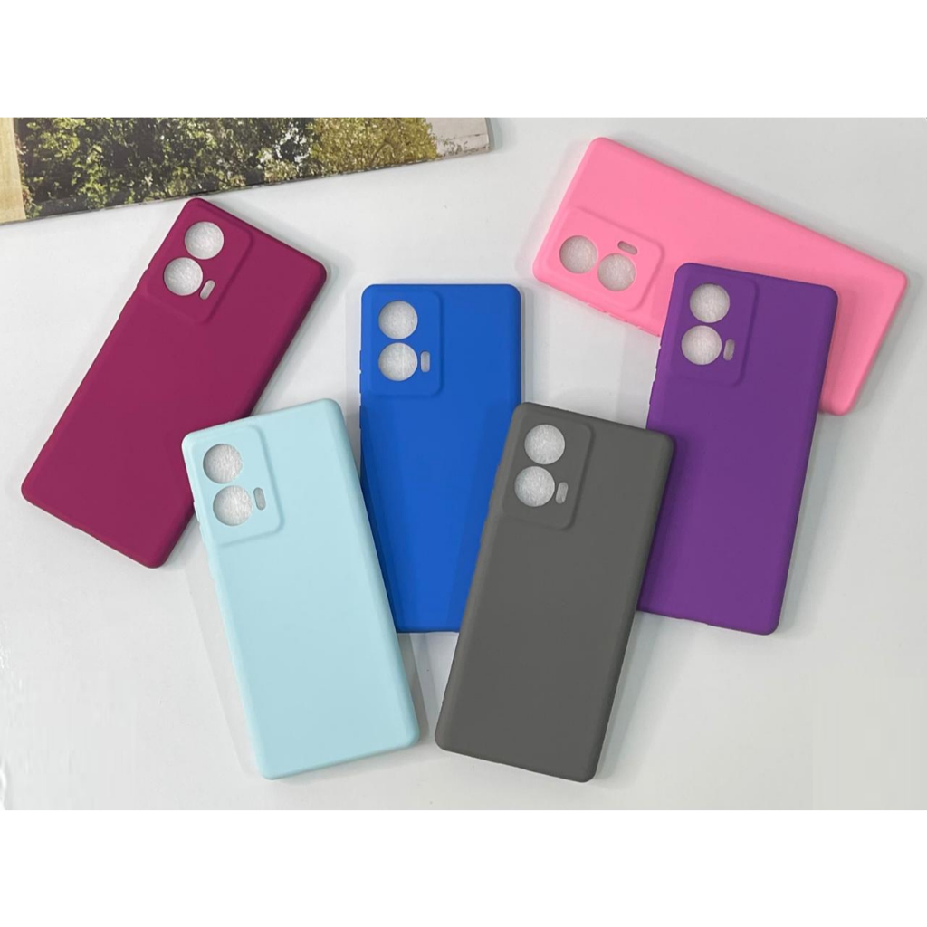 Capa Capinha Para Motorola EDGE 50 Fusion Silicone Aveludado Case