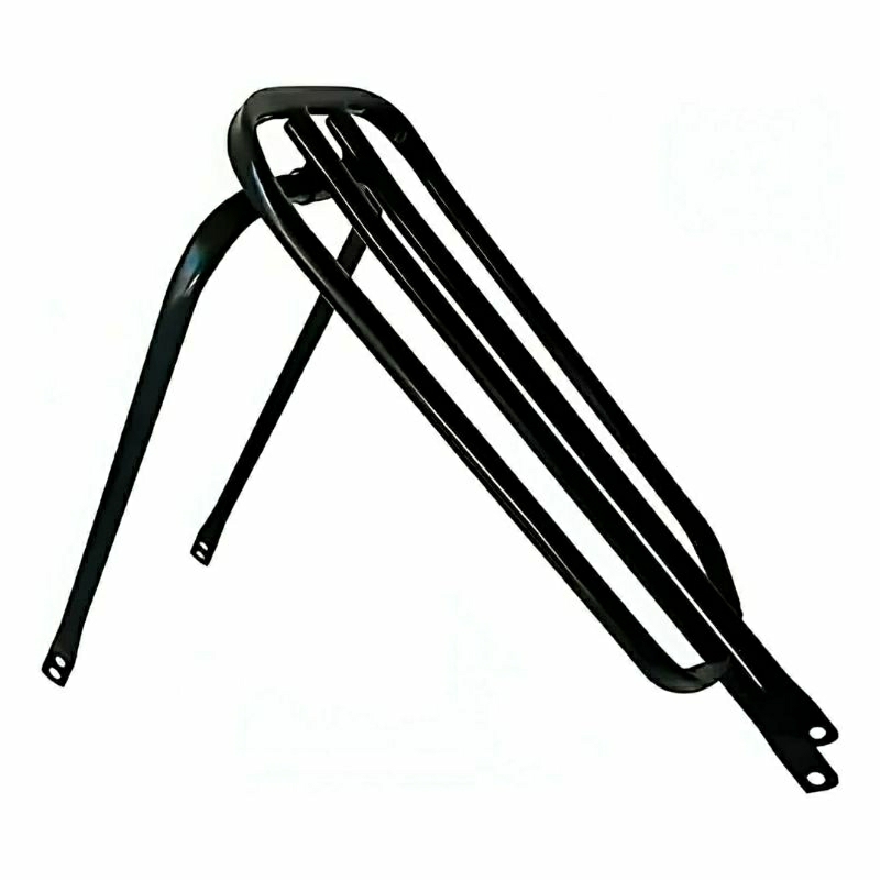 Bagageiro BH Rabetinha Reta Articulada Garupa Reforçada Bicicleta Bike Motorizada , Aro 20 a 26 (Preto)