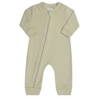 Macacão Bebê Minimalista com Ziper em Suedine em Oferta na Shopee