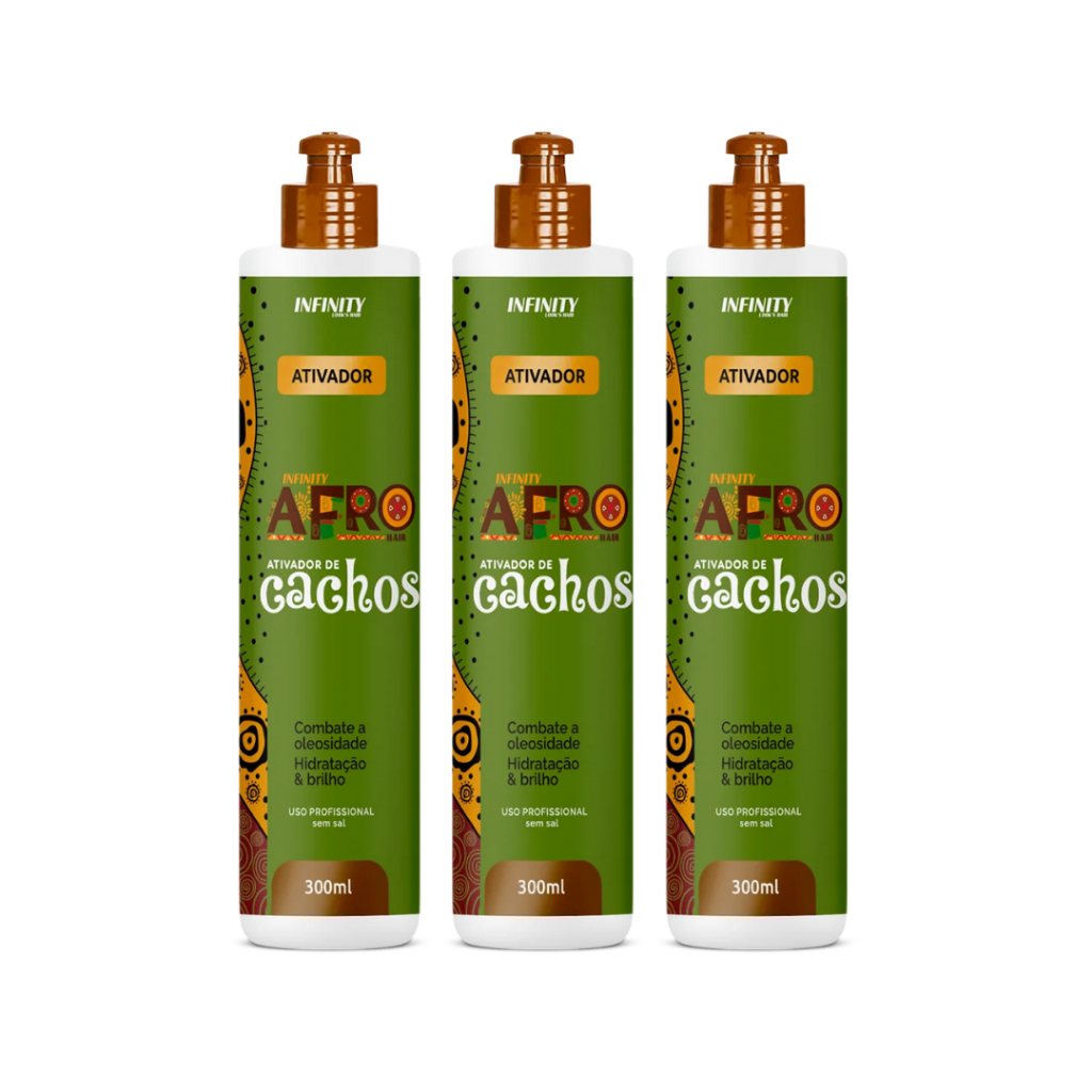 Kit 3x O Afro Ativador de Cachos 150ml Infinity Look