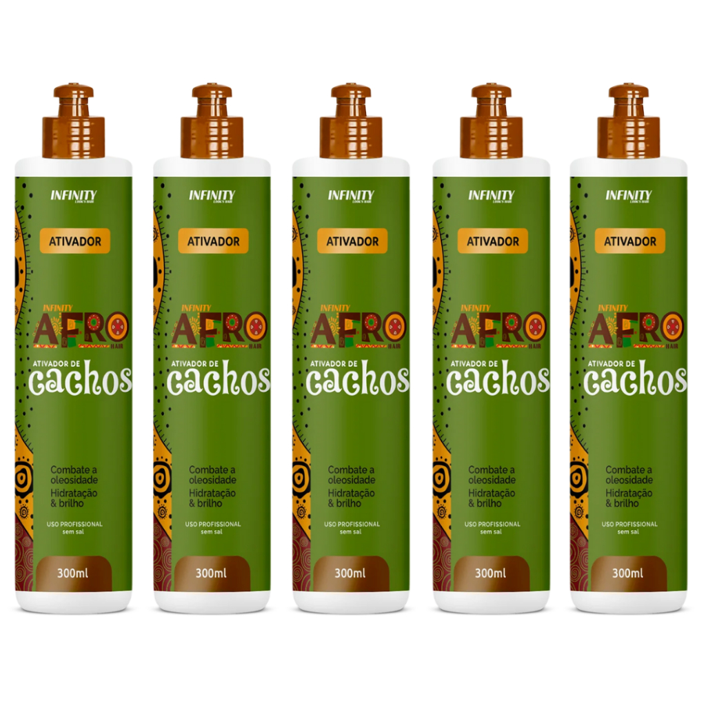 KIt 5x O Afro Ativador de Cachos 150ml Infinity Look