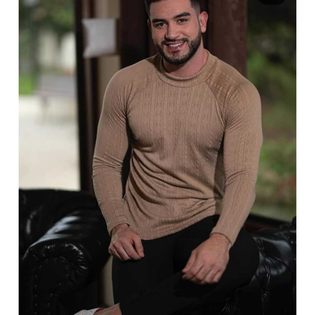 camisa masculina manga longa camisa ajustada casual inverno moda masculina cacharrel camisa de frio dia a dia