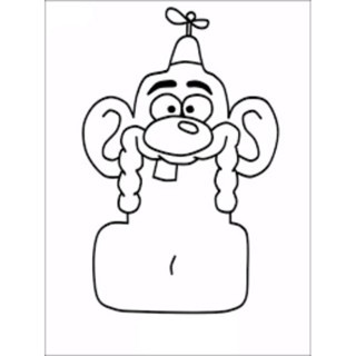 Kit 80 Desenhos de Titio Avô Para Colorir (Folhas Soltas) Folha A4