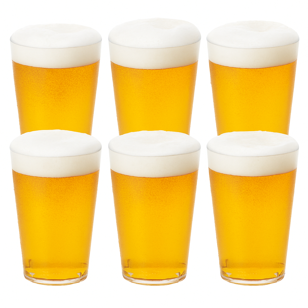 Kit 6 Copo para Caipirinha Cerveja Choop Água Caldereta 350ml Acrílico Resistente
