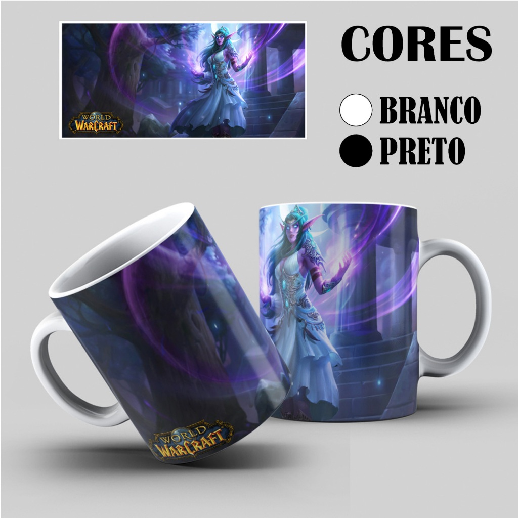 Caneca World of Warcraft (Game): Vários Modelos - Casa e Louça