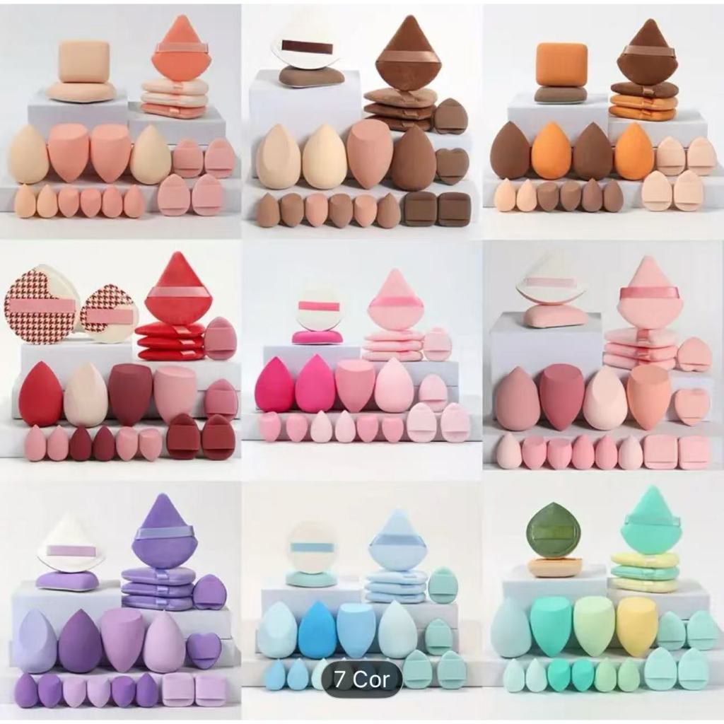 Kit 12/20 Esponjas para Maquiagem Multifuncional 024-145/146
