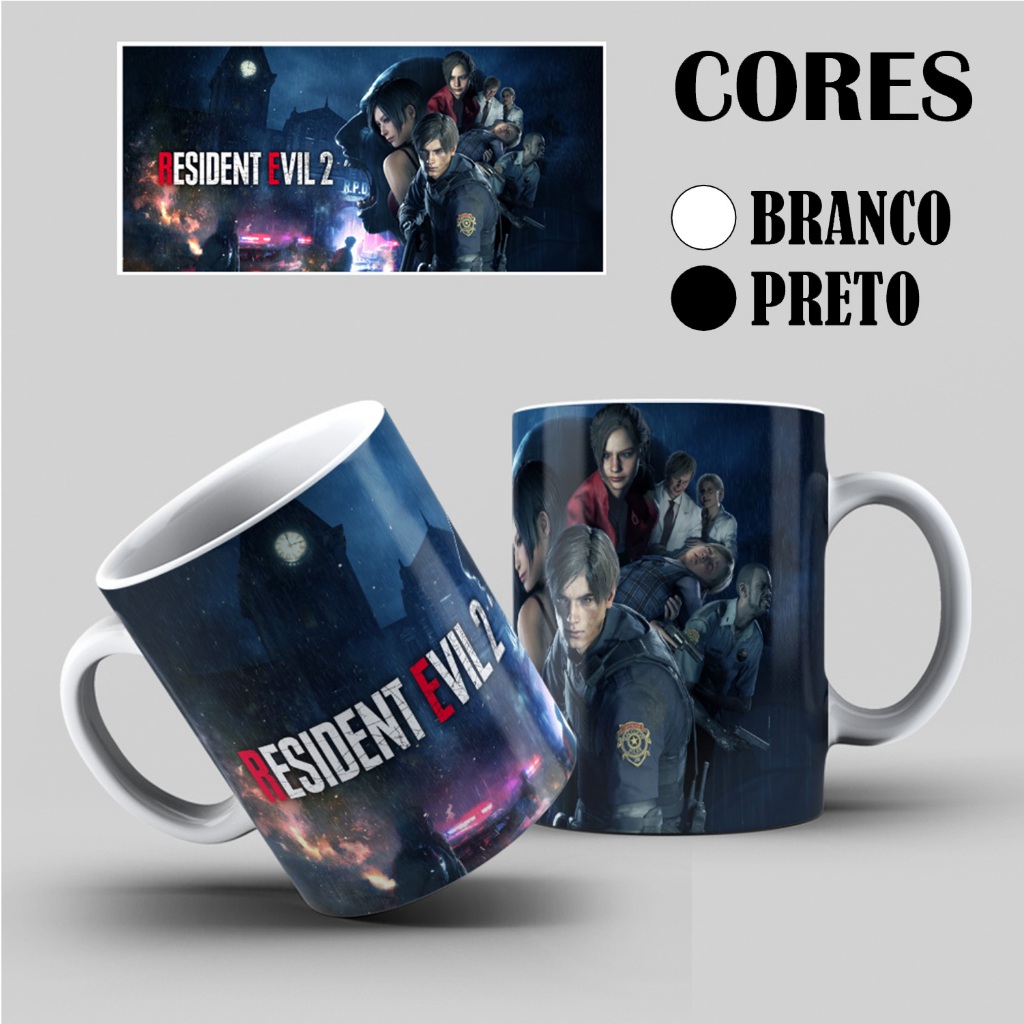 Caneca Resident Evil (Game): Vários Modelos - Casa e Louça
