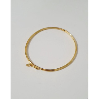 Bracelete Pulseira aro fecho trava banho ouro18k