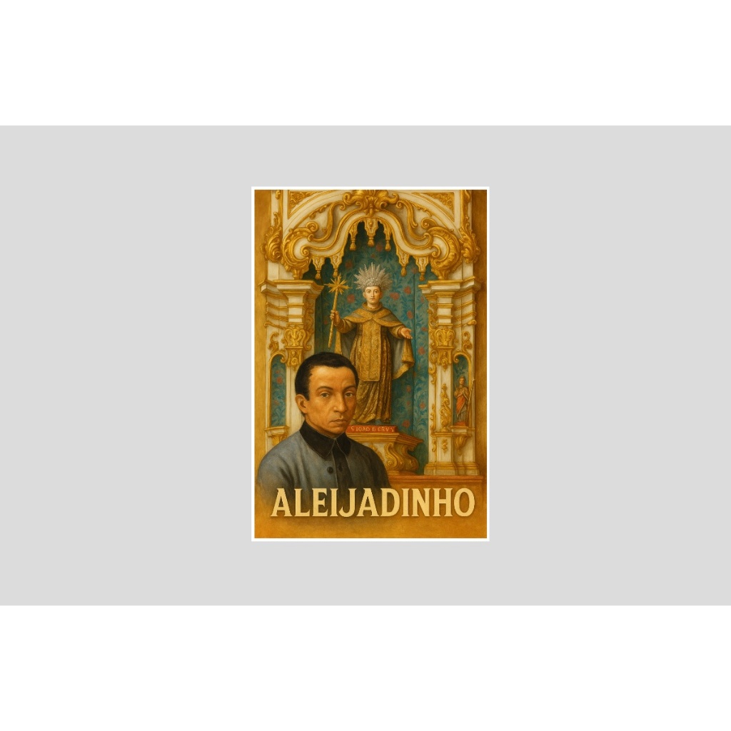 Quadro Tiradentes Aleijadinho Ouro Preto Minas Gerias arte barroca
