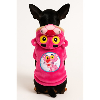 Fantasia Pantera Cor-de-Rosa para Cachorros – Roupa Pet Divertida e Confortável em Oferta na Shopee
