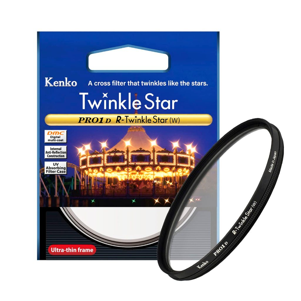 Kenko Filtro Cruzado PRO1D R-Twinkle Star (W) 77mm Japão Câmera