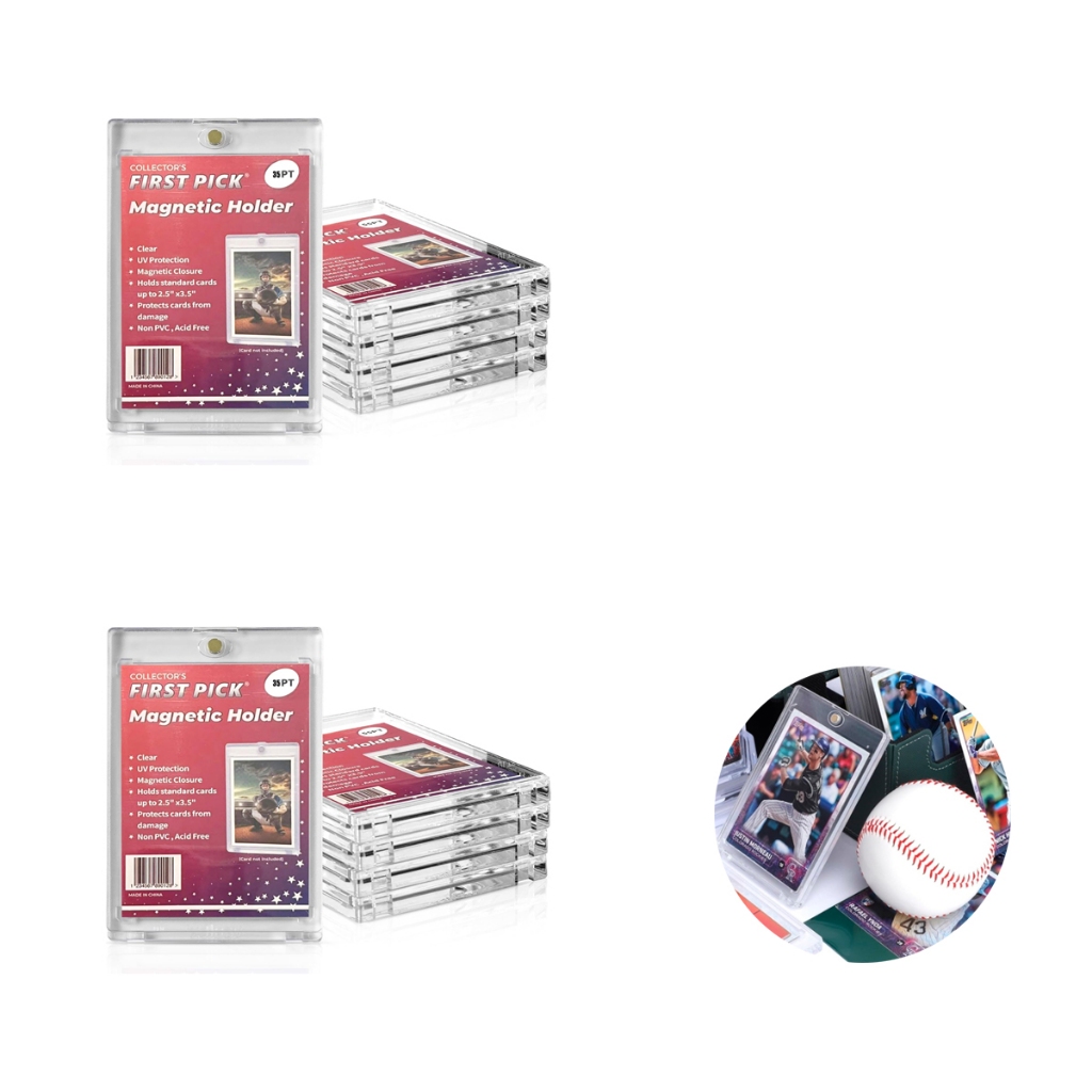 Kit 10 Porta-cartões Magnéticos Para Várias Cartas De Jogo