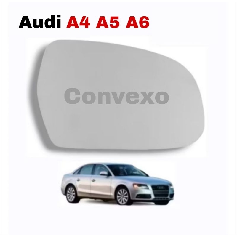 Lente Espelho Audi A4 A5 A6 Convexo 2010 até 2016 📦🚀✨️