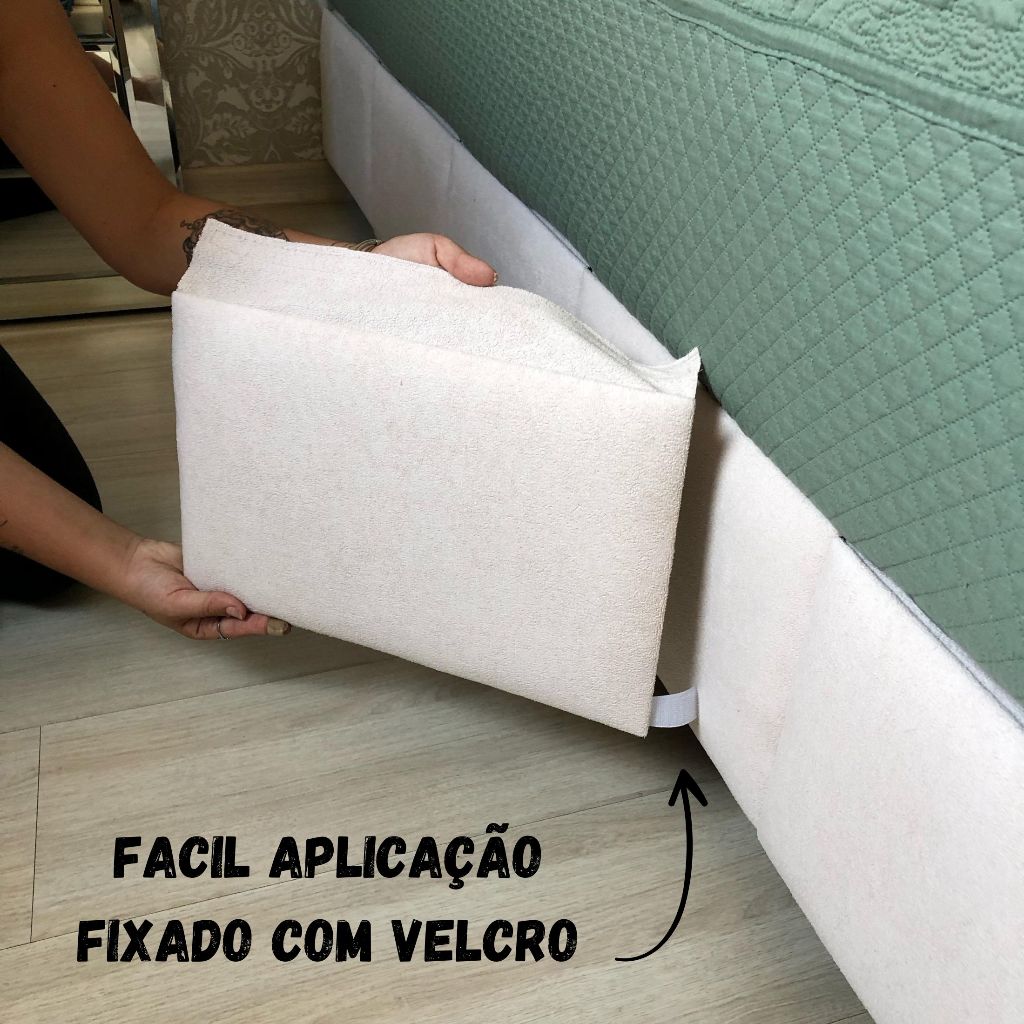 Placa para Base Box Casal Queen e King Tecido Boucle 14 Modulos 25cm de Altura