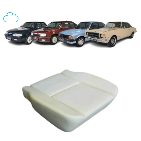 Assento De Espuma Injetada Monza Kadett Chevette Opala Unidade