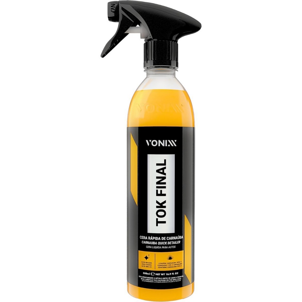 Kit Pneu Pretinho Shampoo V-Floc Cera Tok Final Carnauba Vonixx · foto 2