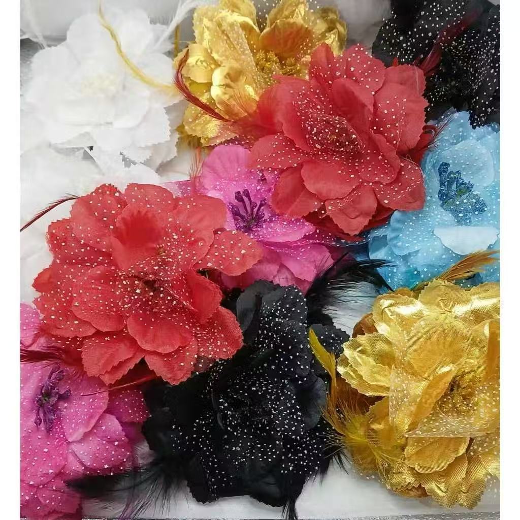 Prendedor de cabelo Piranha com Flor em Oferta na Shopee