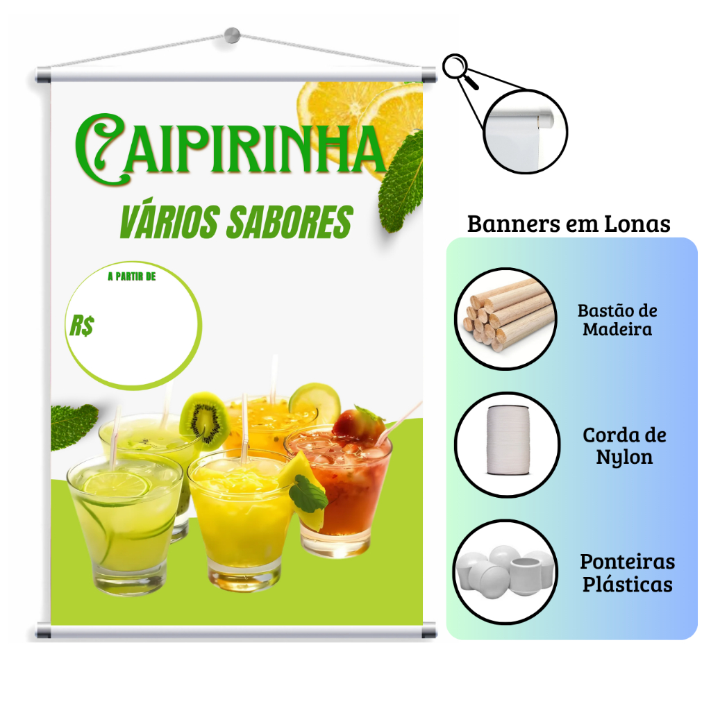 BANNER CAIPIRINHA (BAN100) — imagem 2 de 2