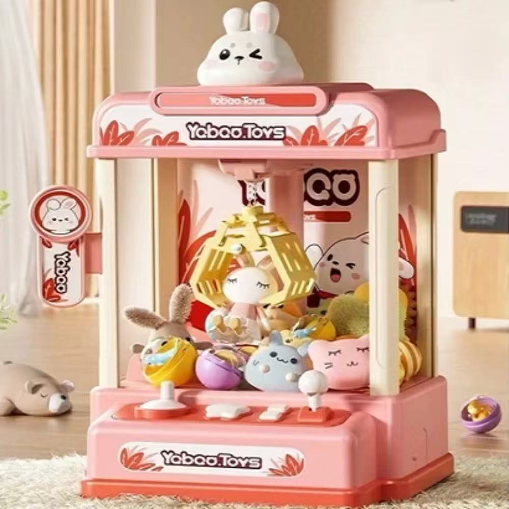 Máquina de Diversão Pega Ursinhos Maquininha De Pegar Bichinho Infantil Garra Com Brindes