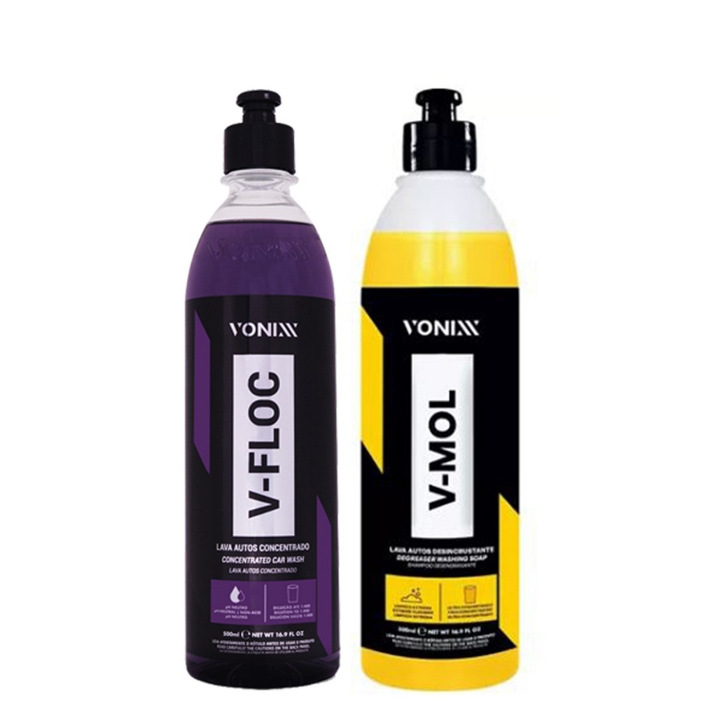 Kit Shampoo Automotivo Sujeira Pesada V-Floc V-Mol Vonixx em Oferta na Shopee