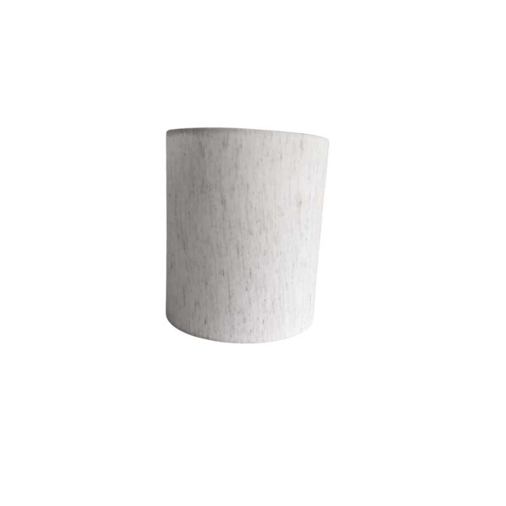 Cúpula para abajur minimalista cor cru avulso 17 x 14 cm