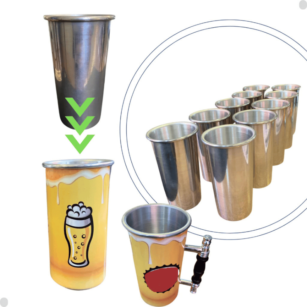 Copo de Alumínio 473ml – Kit 10 Peças | Loja de Confiança em Oferta na Shopee