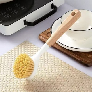 Escova De Cozinha Japonesa De Cabo Longo | Limpeza Com Cabo Semelhante Madeira em Oferta na Shopee