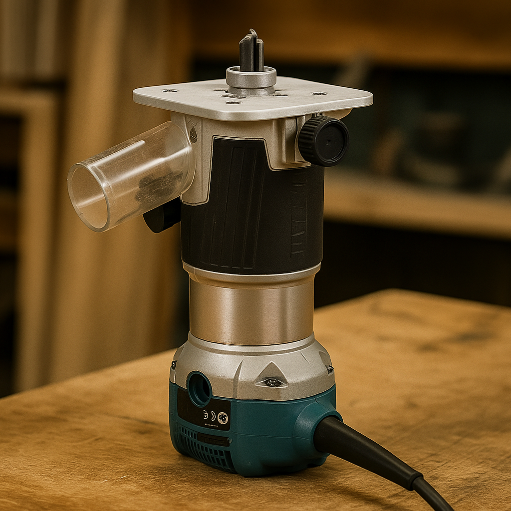 Base Copiadora para Tupia Manual Makita RT0700C – Acessório de Precisão