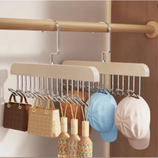 2x Cabide de Aço Inox 8 Ganchos Multi-uso Para Organizar Cintos Gravatas Cachecóis Sutiãs Colares 28cm em Oferta na Shopee