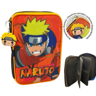 Estojo Box Naruto /Estojo Box /Estojo escolar/Estojo de lápis/Estojo com divisórias/Organizador escolar infantil Naruto