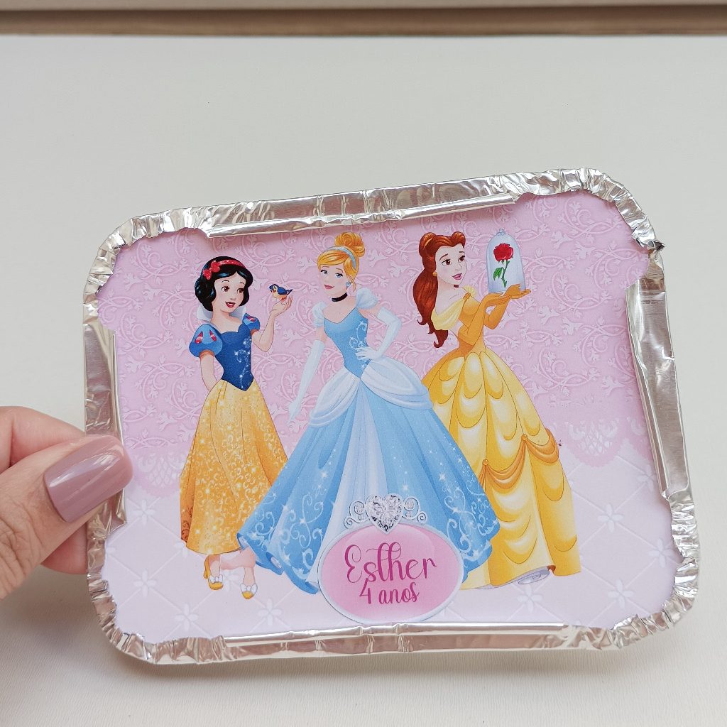 Marmitinha Princesas/Marmita personalizada Princesas/lembrancinha festa infantil