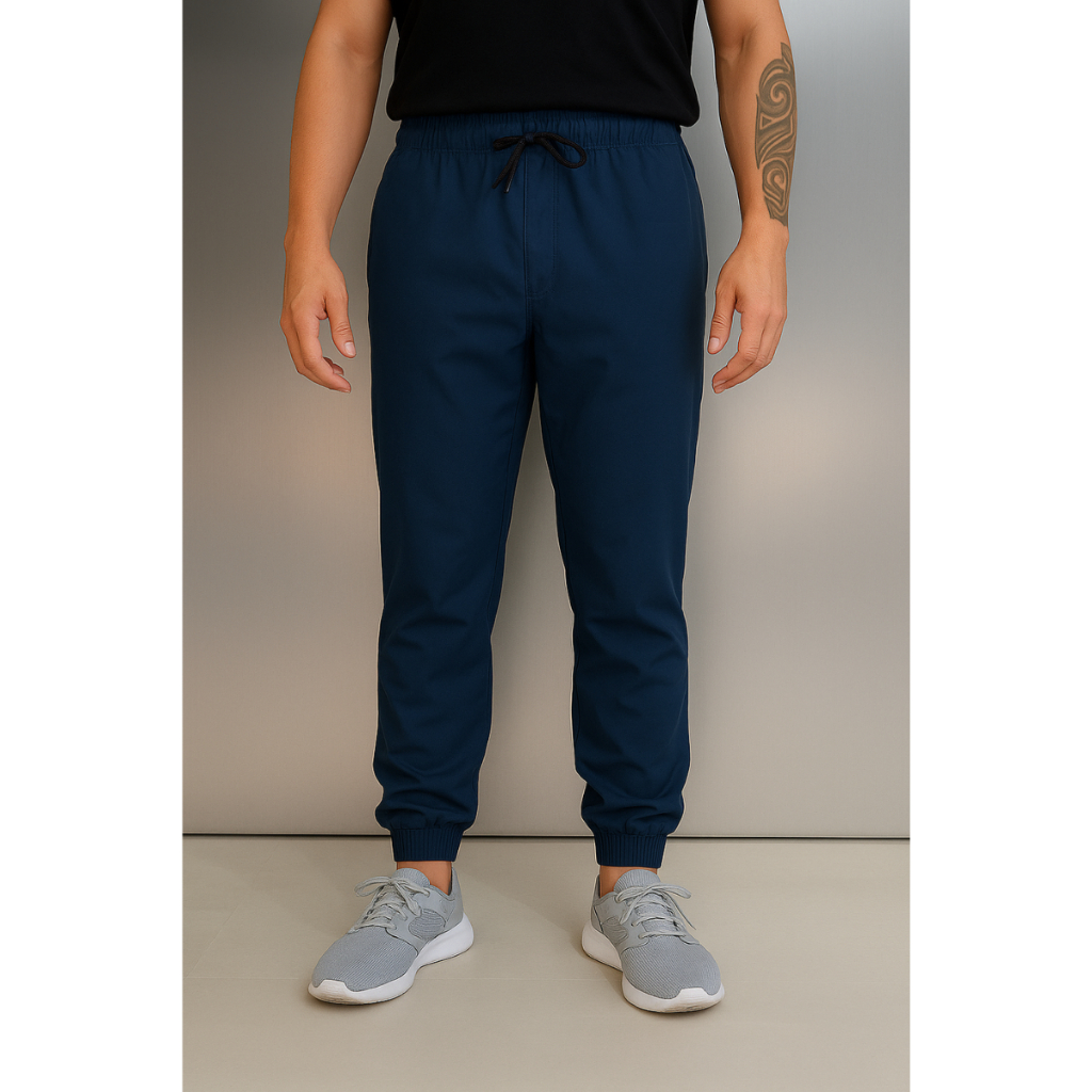Calça Masculina Fitness em Elastano e Poliéster – Academia, Treinos no Frio e Inverno Tactel