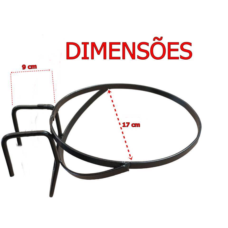 Suporte de vaso para grades, janelas, guarda corpo, sacada, Pallets, Treliça. Modelo Reforçado