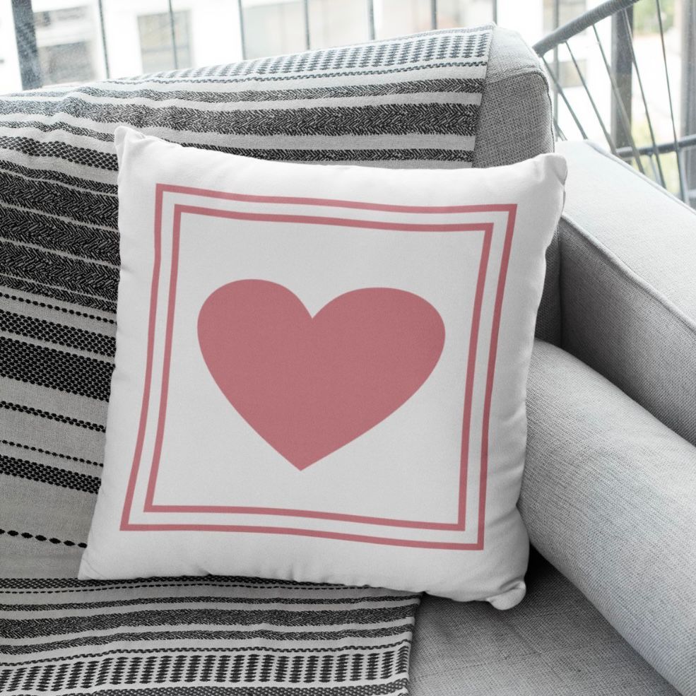 Capa de Almofada coração Capa de almofada decorativa Capa Para almofada de sala quarto cama de casal