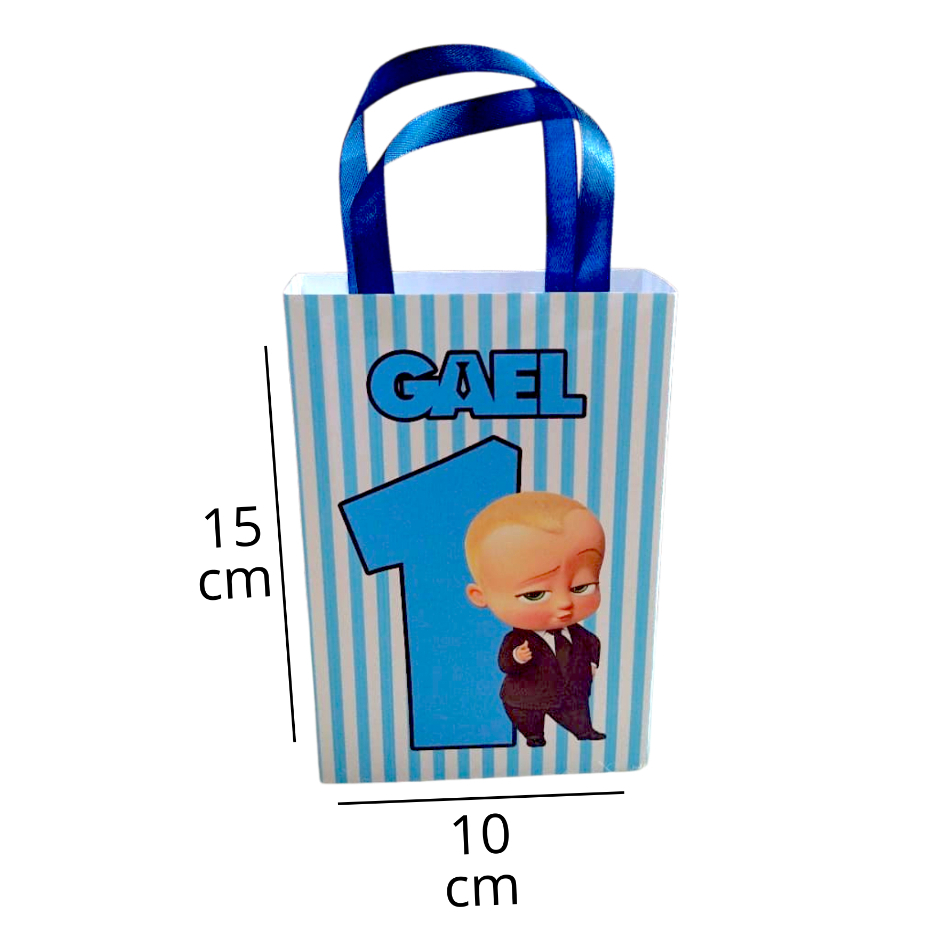 Kit 10/20/30/40 Sacola Surpresa Poderoso Chefinho Lembrancinha Personalizada com Nome