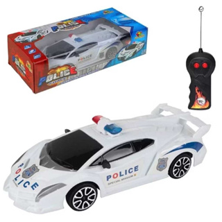 Carrinho de Controle Remoto Brinquedo Super Carro de Policia Carrinho 3 Funções Força Tática em Oferta na Shopee