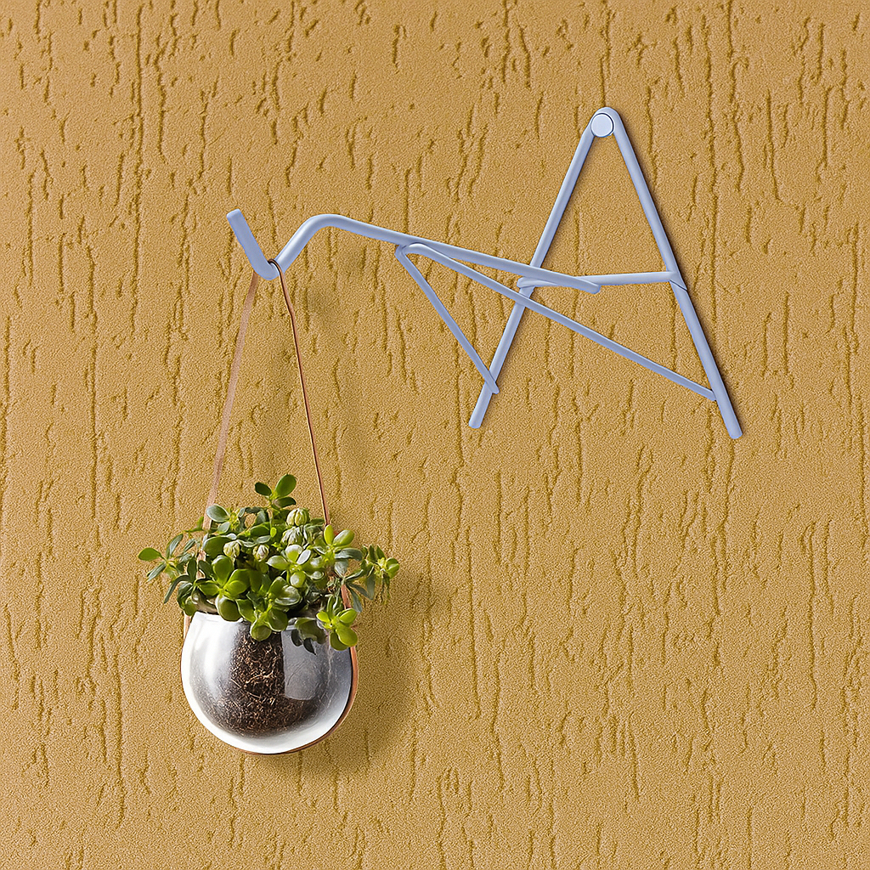 Kit Ganchos Suportes A Para Vasos Xaxim 20cm Branco –Achadinho Shopee