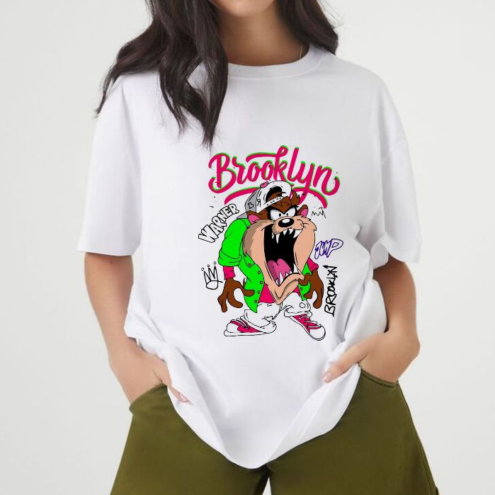 CAMISETA UNISEX Blusa t-shirt TAZ - MANIA, DESENHO ANIMADO, CRIANÇA, plus size