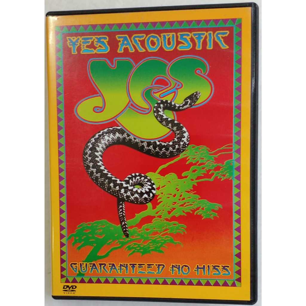 DVD Yes – Acoustic Guaranteed No Hiss | Show Acústico Ao Vivo | Rock Progressivo | Usado