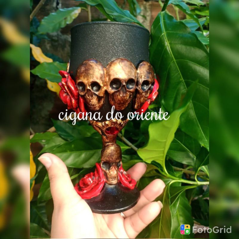 taça  personalizada  pra rosa caveira  ou Padilha do cemitério