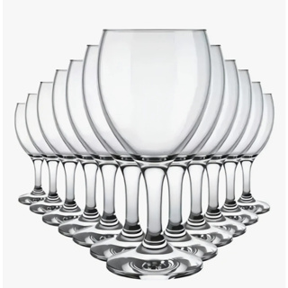 Jogo de 12 Taças De Vinho Tinto Windsor 250ml Vidro Nadir Taças em Oferta na Shopee