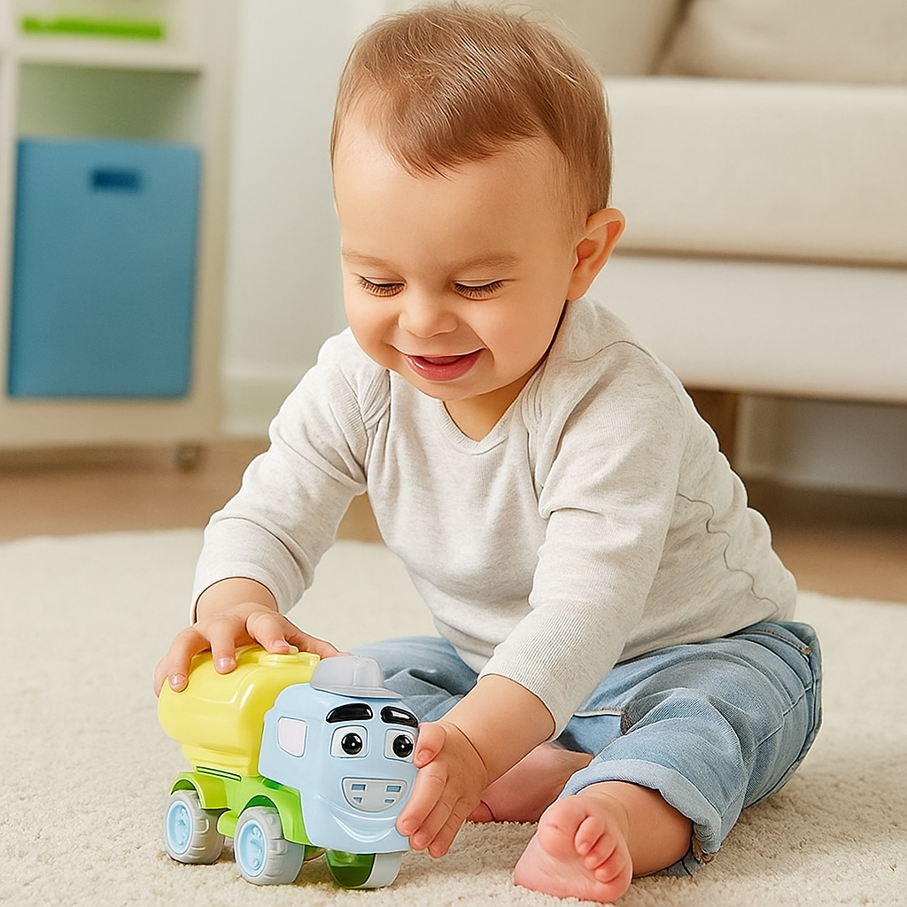 Brinquedo Caminhão Baby Truck Cofrinho Infantil Roma Brinquedos