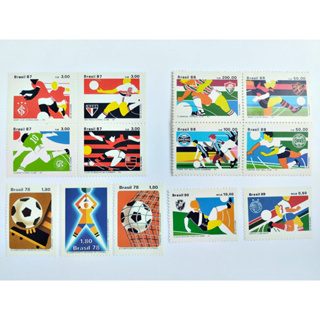 Selos Postais Novos Séries Temática Futebol 13N-01 FUT em Oferta na Shopee