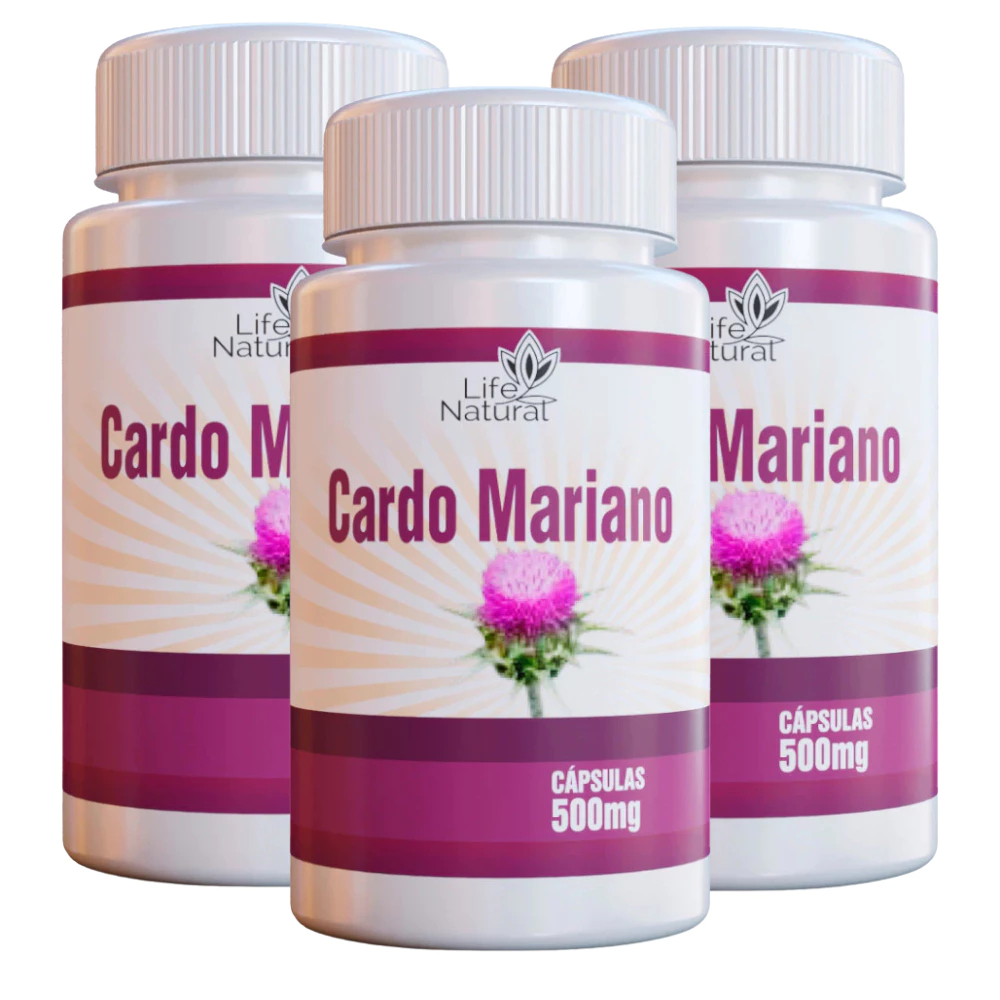 Cardo Mariano 500mg Cápsulas Suporte Natural para Rotina Saudável e Vitalidade