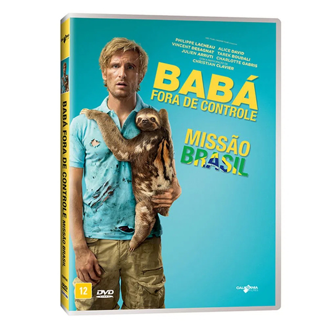 DVD: Babá Fora de Controle — Missão Brasil (filme de comédia) dublado & legendado (França, 2015)